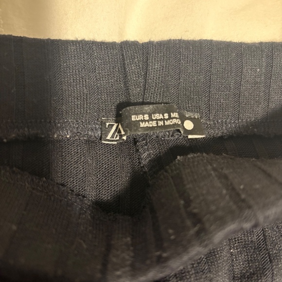 ZARA Ribbed Flared Pants – Size S - Picture 3 of 3